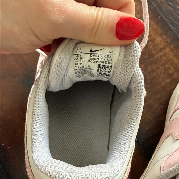 Nike Pink and White Sneakers - Picture 9 of 12
